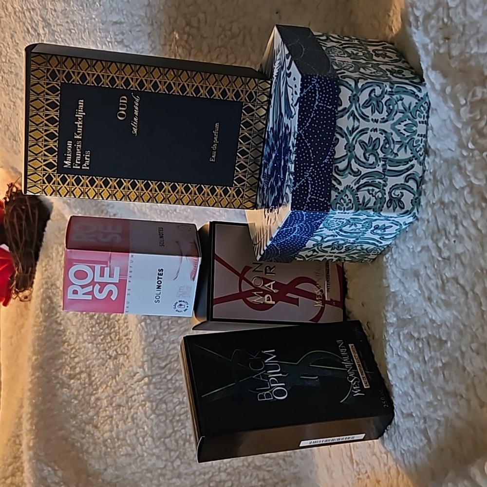 Maison Francis Kurkdjian OUD  Satin Mood/YSL EMPTY BOX Bundle